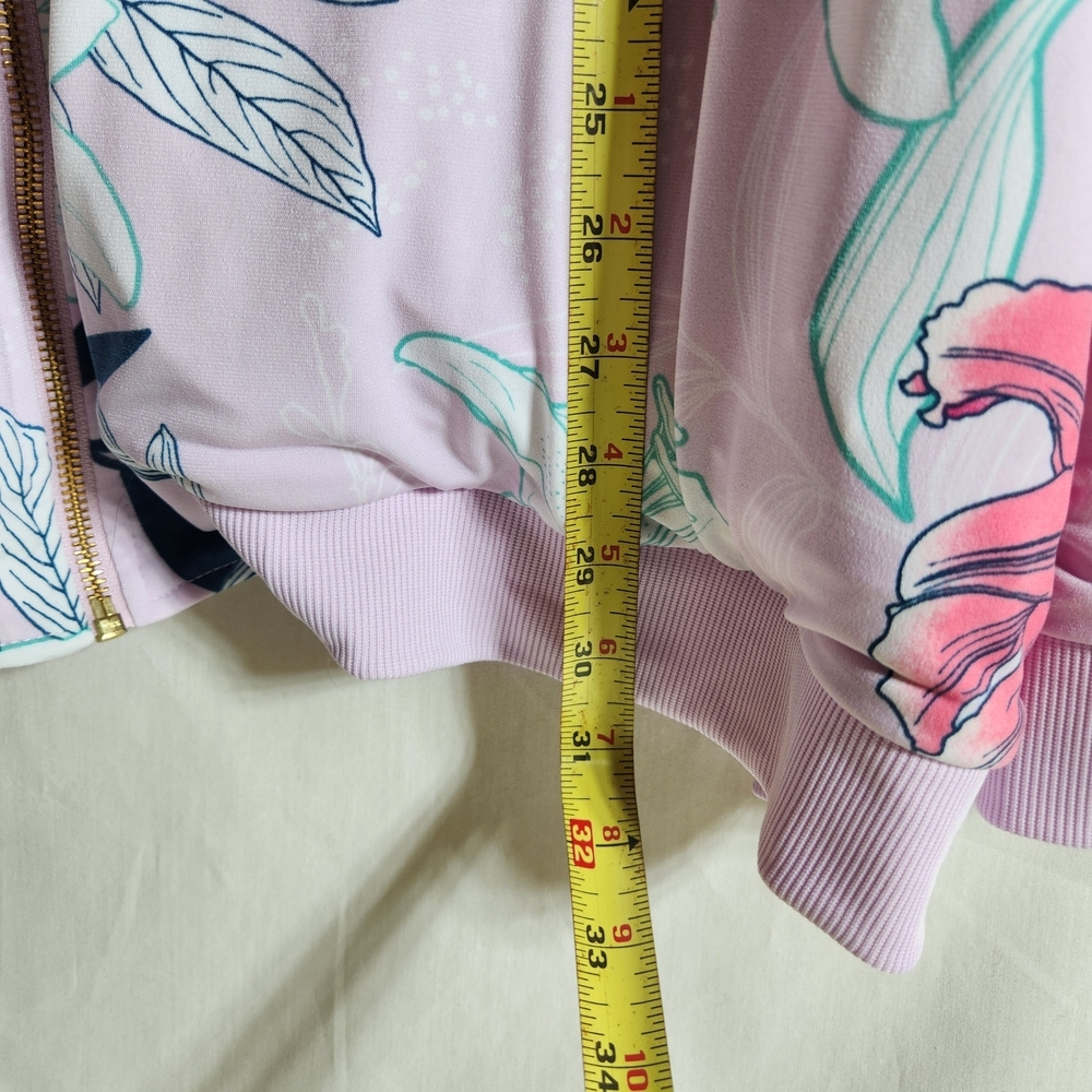 IMAN Womans 5X Reversible Soft Pink With Floral Stretch Jacket - Picture 8 of 11